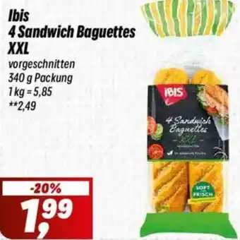 Simmel Ibis 4 Sandwich Baguettes XXL Angebot