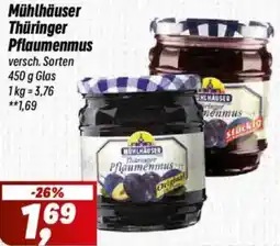 Simmel Mühlhäuser Thüringer Pflaumenmus Angebot