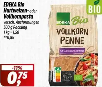 Simmel EDEKA Bio Hartweizen- oder Vollkornpasta Angebot