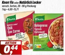 Simmel Knorr Fix oder Natürlich Lecker Angebot