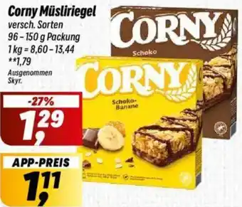 Simmel Corny Müsliriegel Angebot