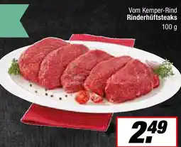 L. STROETMANN GROSSMARKT Vom Kemper-Rind Rinderhüftsteaks Angebot