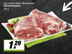 L. STROETMANN GROSSMARKT Vom münsterländer Strohschwein Schweinenacken Angebot