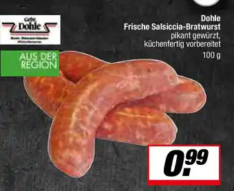 L. STROETMANN GROSSMARKT Dohle Frische Salsiccia-Bratwurst Angebot