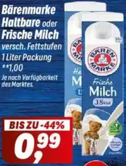 Simmel Bärenmarke Haltbare oder Frische Milch Angebot