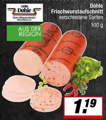 L. STROETMANN GROSSMARKT Dohle Frischwurstaufschnitt Angebot