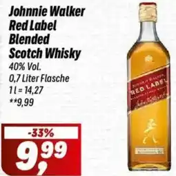 Simmel Johnnie Walker Red Label Blended Scotch Whisky Angebot