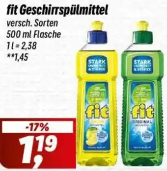 Simmel fit Geschirrspülmittel Angebot