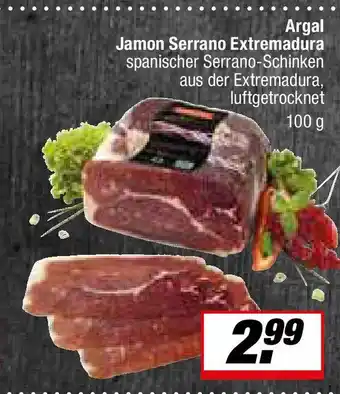 L. STROETMANN GROSSMARKT Argal Jamon Serrano Extremadura Angebot