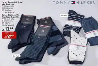 Galeria TOMMY HILFIGER Herren-Socken, Uni, Ringel oder Blockringel Angebot