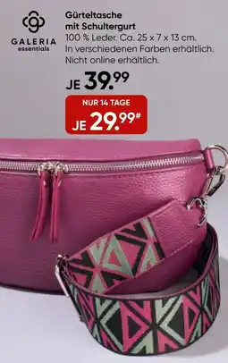 Galeria GALERIA essentials Gürteltasche mit Schultergurt Angebot