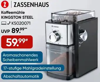 Galeria ZASSENHAUS Kaffeemühle KINGSTON STEEL Angebot