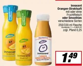 L. STROETMANN GROSSMARKT Innocent Orangen-Direktsaft oder Smoothies Angebot