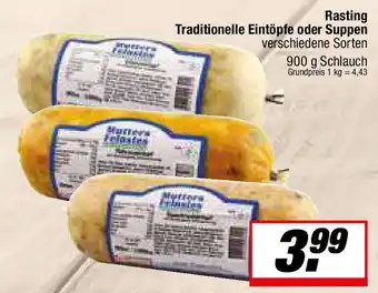 L. STROETMANN GROSSMARKT Rasting Traditionelle Eintöpfe oder Suppen Angebot