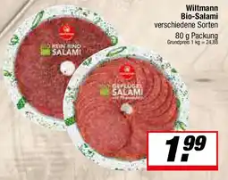 L. STROETMANN GROSSMARKT Wiltmann Bio-Salami Angebot