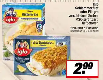 L. STROETMANN GROSSMARKT Iglo Schlemmerfilet oder Filegro Angebot