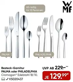 Galeria WMF Besteck-Garnitur PALMA oder PHILADELPHIA Angebot