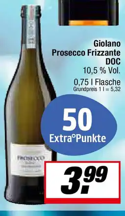 L. STROETMANN GROSSMARKT Giolano Prosecco Frizzante DOC 10,5% Vol. Angebot