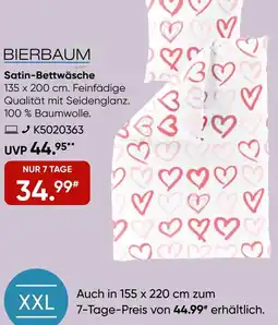 Galeria BIERBAUM Satin-Bettwäsche Angebot