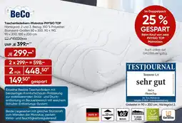 Galeria BeCo Taschenfederkern-Matratze PHYSIO TOP Angebot