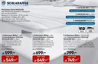 Galeria SCHLARAFFIA Matratzen-Serie WAVELINE Angebot