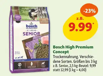 Fressnapf Bosch high premium concept Angebot