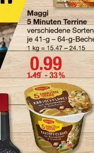 V Markt Maggi 5 minuten terrine Angebot