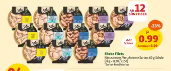 Fressnapf Sheba filets Angebot