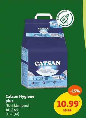 Fressnapf Catsan hygiene plus Angebot