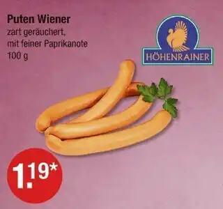 V Markt Höhenrainer puten wiener Angebot