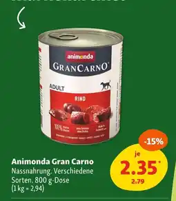 Fressnapf Animonda gran carno Angebot