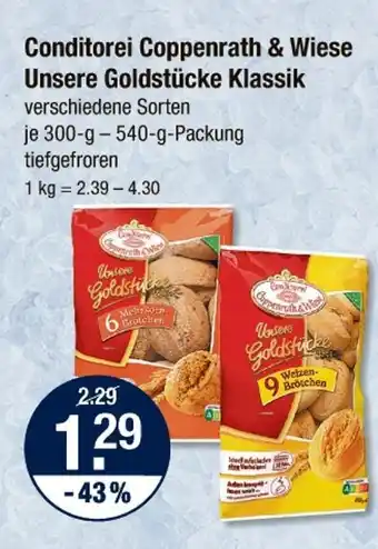 V Markt Conditorei coppenrath & wiese unsere goldstücke klassik Angebot