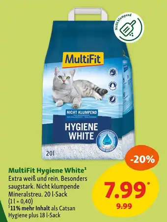 Fressnapf Multifit hygiene white Angebot