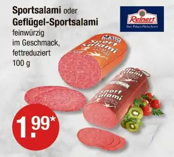 V Markt Reinert sportsalami oder geflügel-sportsalami Angebot