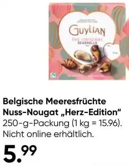 Galeria Guylian Belgische Meeresfrüchte Nuss-Nougat ,,Herz-Edition" Angebot