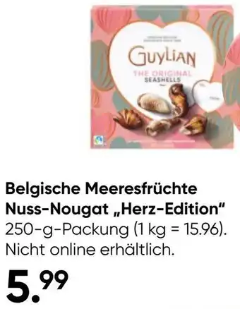 Galeria Guylian Belgische Meeresfrüchte Nuss-Nougat ,,Herz-Edition" Angebot