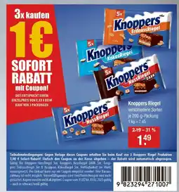 V Markt Knoppers knoppers riegel Angebot