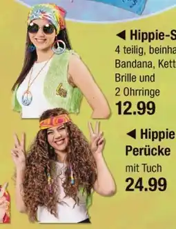 V Markt Hippie-set oder hippie perücke Angebot