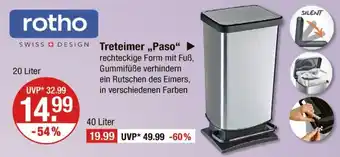 V Markt Rotho treteimer paso Angebot