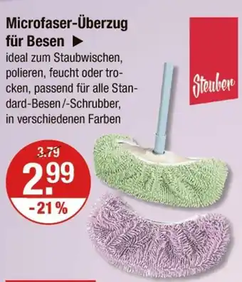 V Markt Steuber microfaser-überzug für besen Angebot