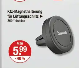 V Markt Hama kfz-magnethalterung für lüftungsschlitz Angebot