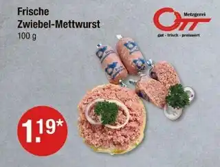 V Markt Metzgerei ott frische zwiebel-mettwurst Angebot