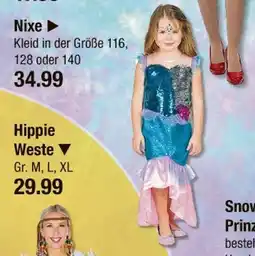 V Markt Nixe kleid in der größe 116, 128 oder 140 Angebot