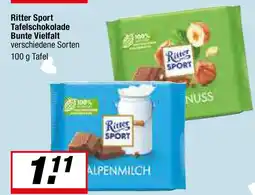 L. STROETMANN GROSSMARKT Ritter Sport Tafelschokolade Bunte Vielfalt Angebot