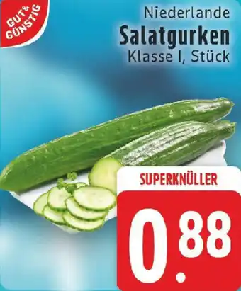 Edeka Gut & Günstig Salatgurken Angebot