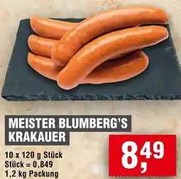 EDEKA Foodservice Meister blumberg's krakauer Angebot