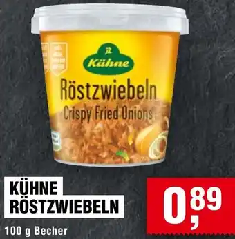 EDEKA Foodservice Kühne röstzwiebeln Angebot