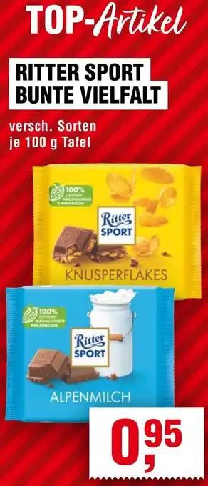 EDEKA Foodservice Ritter sport bunte vielfalt Angebot