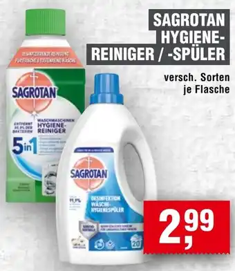 EDEKA Foodservice Sagrotan hygiene reiniger / spüler Angebot