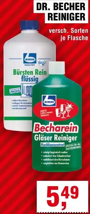 EDEKA Foodservice Dr. becher reiniger Angebot